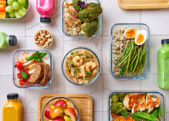 Meal Prep für gesundes Essen auch in stressigen Zeiten