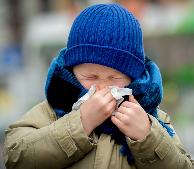 HNO-Infekte Schnupfen geplagter - Rolle des Mundmikrobioms
