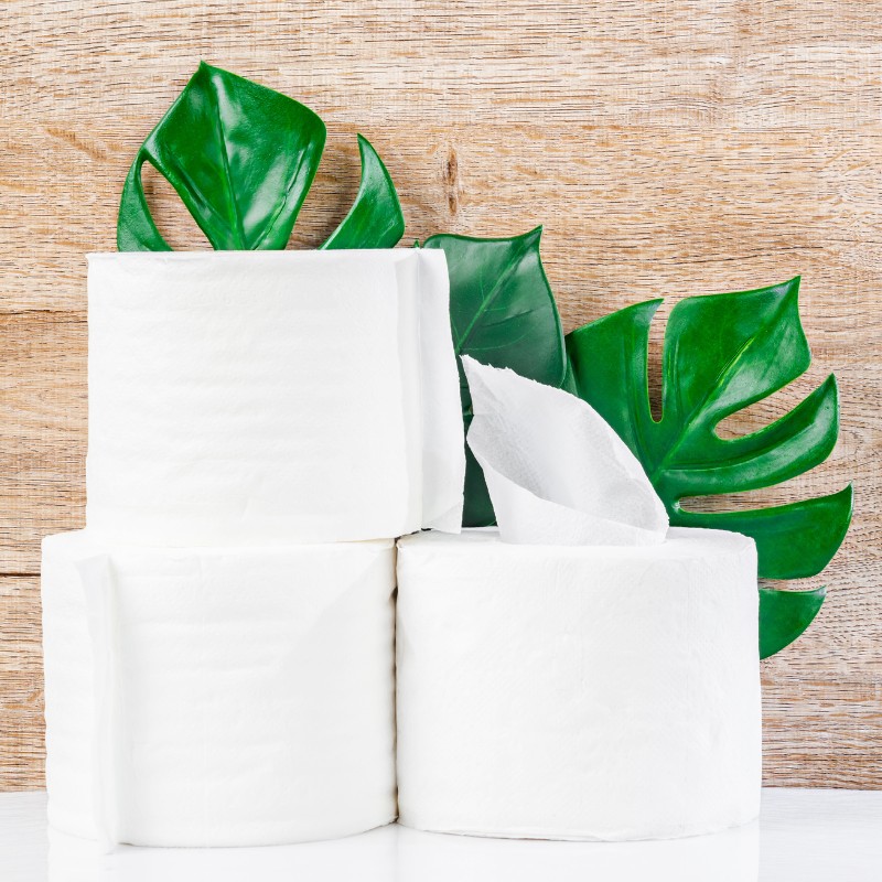 Was ist Durchfall? Toilettenpapier auf Vorrat