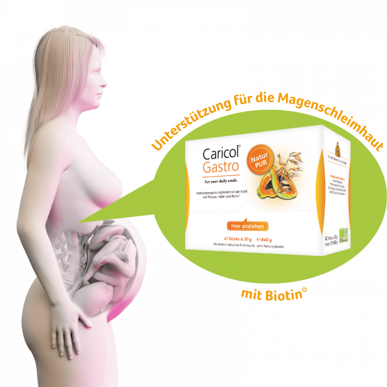 Caricol®-Gastro: Magenprobleme ade für die schwangere Frau