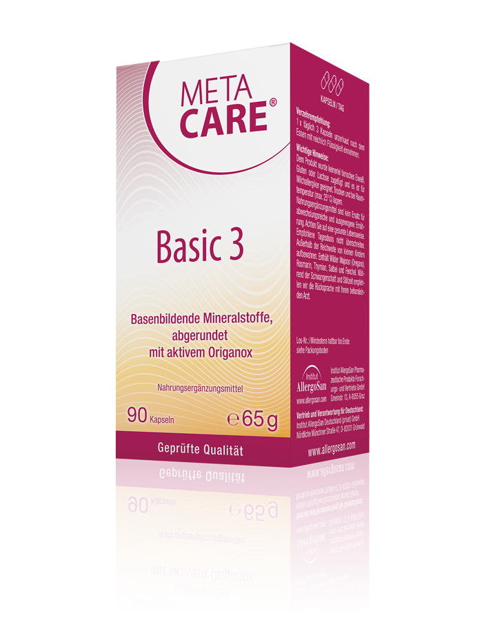 META-CARE® BASiC 3 – Entsäuern