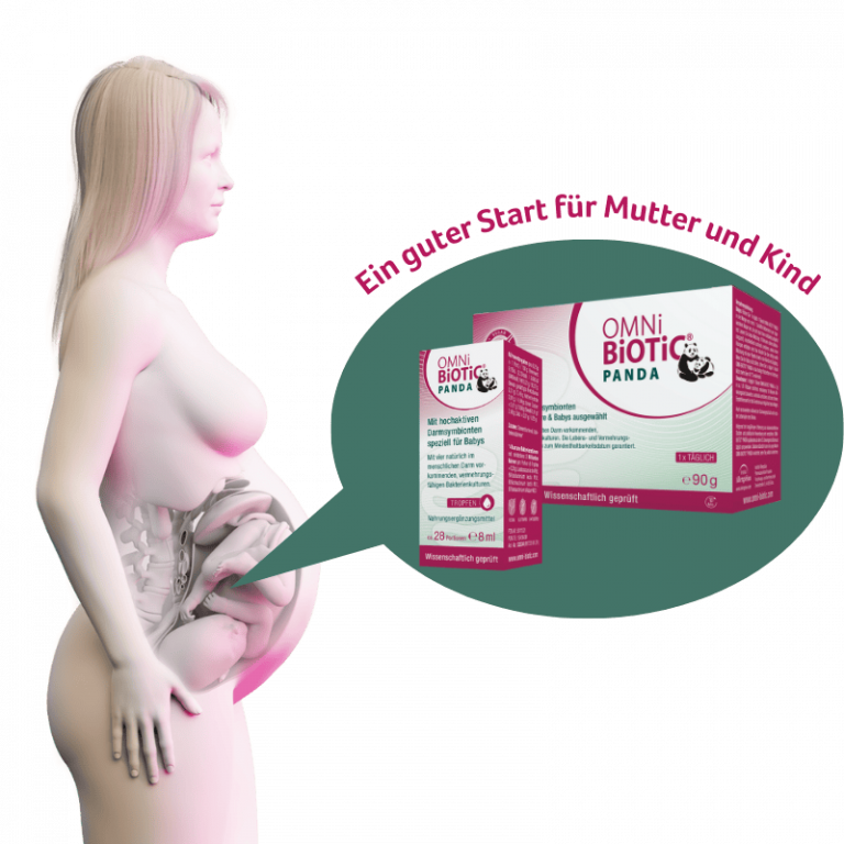 OMNi-BiOTiC® PANDA inkl. Tropfen: Unterstützung der Darmflora für Mutter und Kind