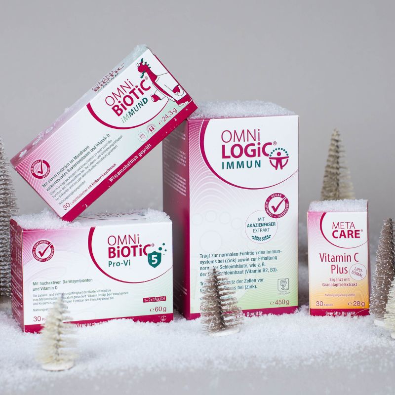 Das Immunsystem-Wohlfühl-Paket im OMNi-BiOTiC® Adventskalender des Institut AllergoSan