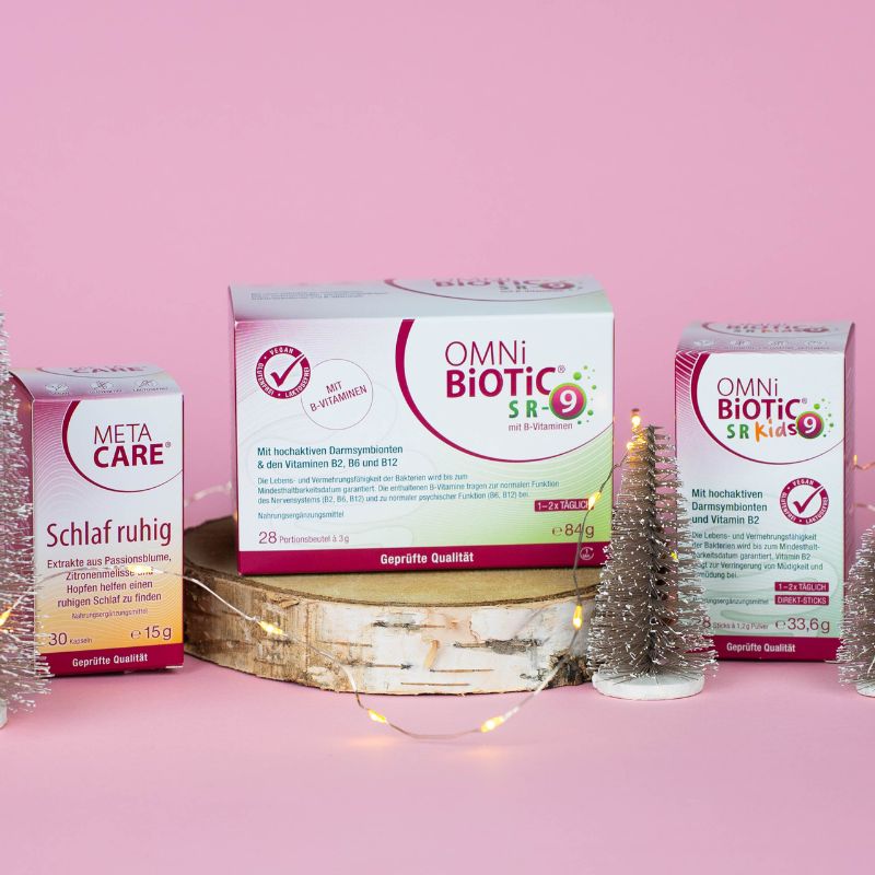 Das Hektische-Zeiten-Wohlfühl-Paket im OMNi-BiOTiC® Adventskalender des Institut AllergoSan
