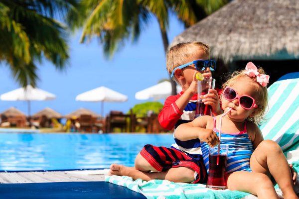 vacaciones con niños en la playa