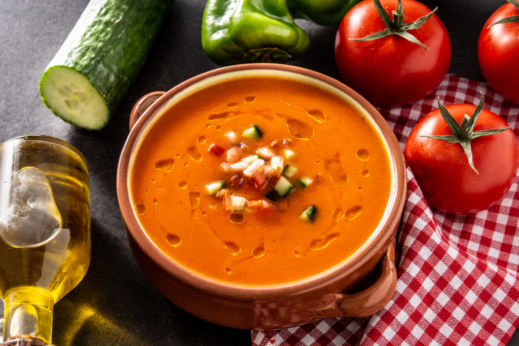 Gazpacho saludable sin pan