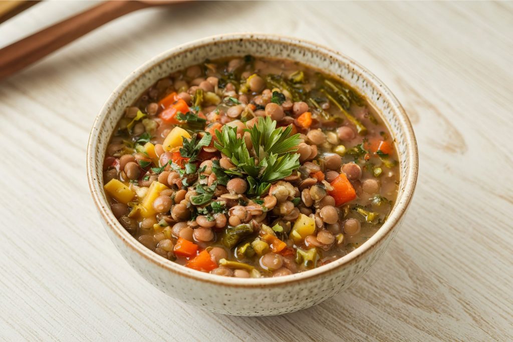 Lentejas con verduras