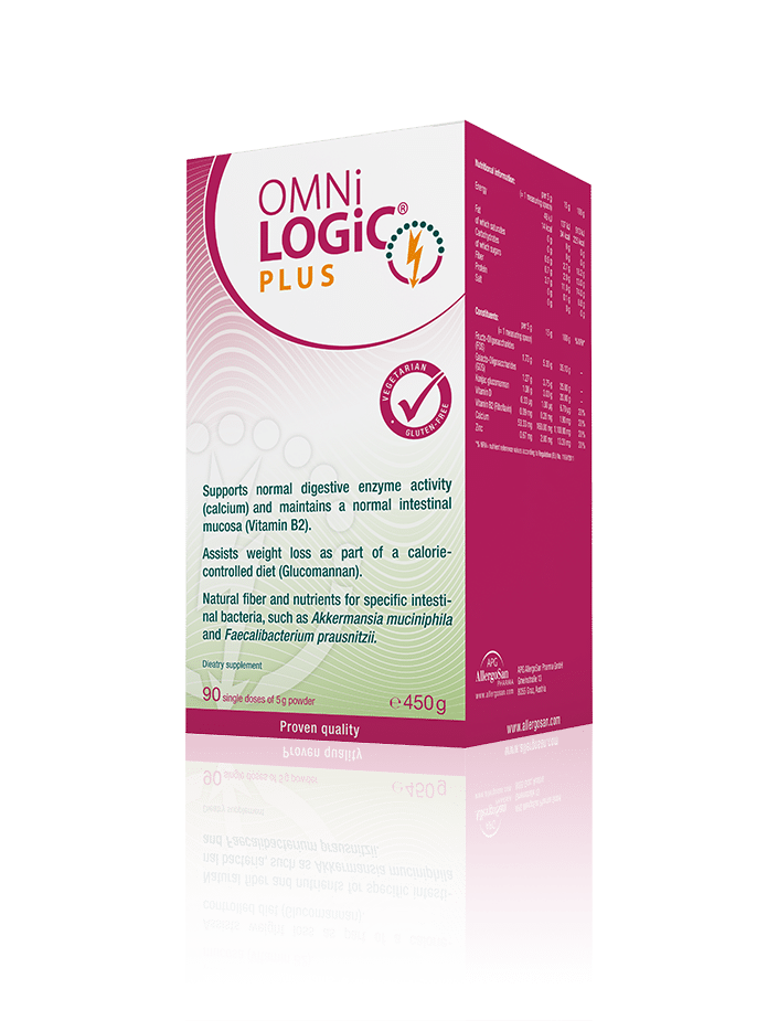 OMNi-LOGiC Plus : FOS et GOS pour Akkermansia muciniphila et Faecalibacterium prausnitzii.