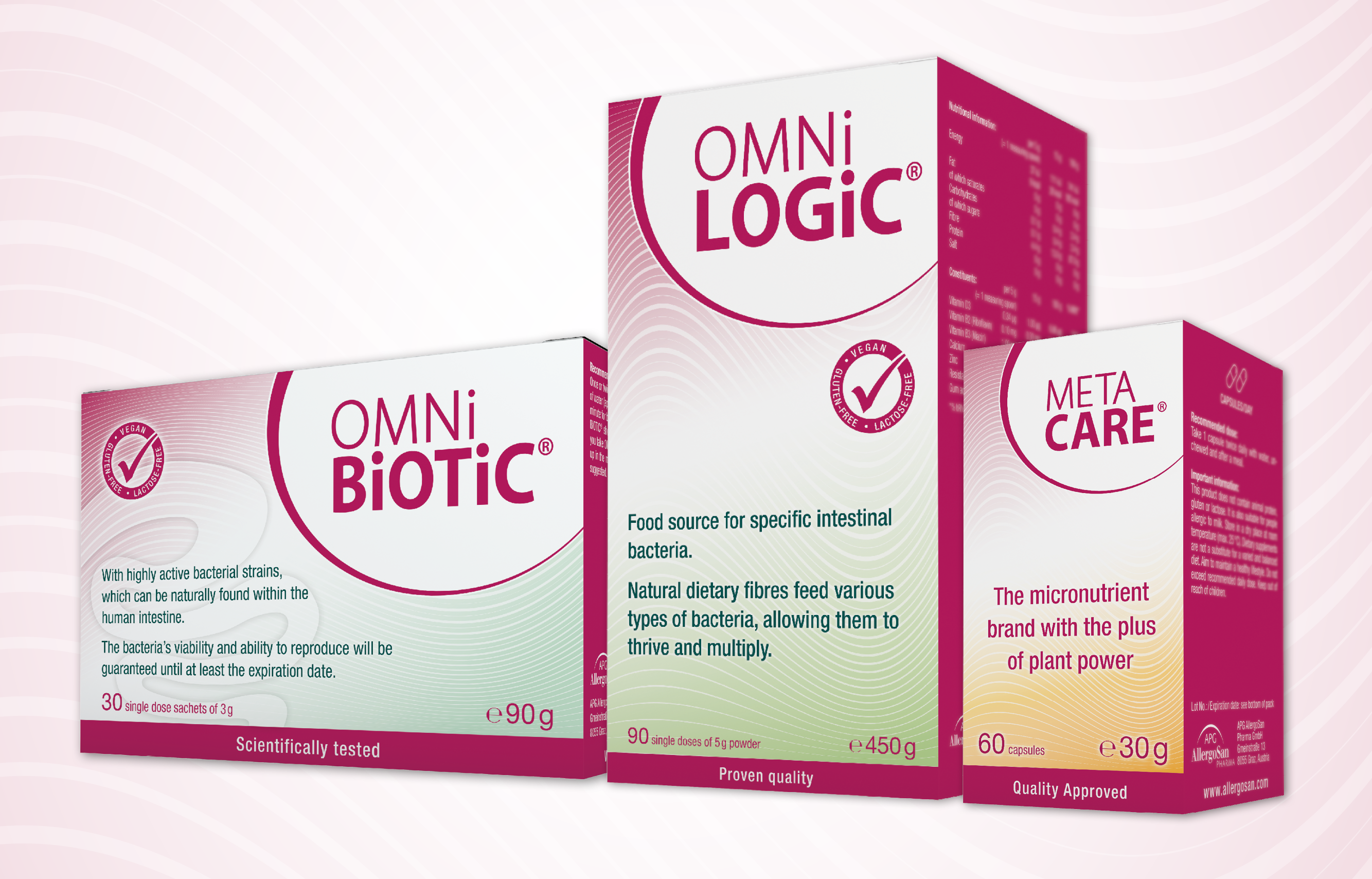 Koncept 3 korakov za zdravje črevesja