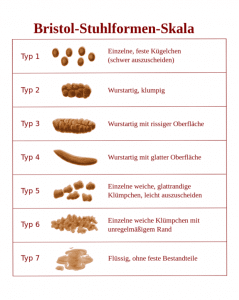 Bristol Stuhlformen Skala